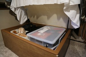 Under the bed storage